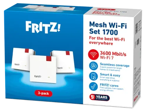 FRITZ!Mesh Set 1700 con Wi-Fi 7
