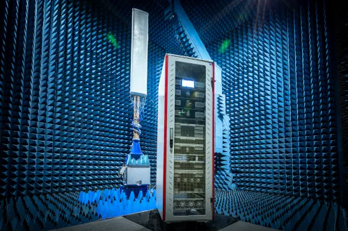Antenna measurement analyzer rack PIM anechoic