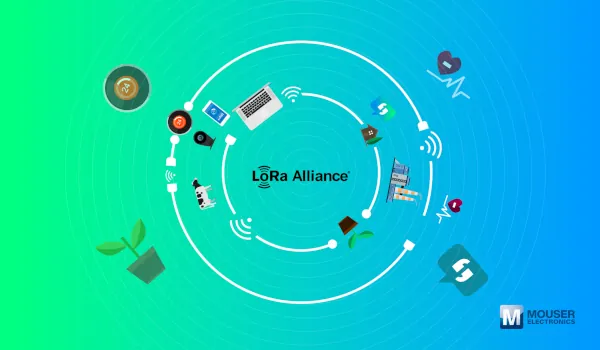 Mouser stimule le développement de l'IoT grâce à son centre de ressources LoRaWAN et à ses nouvelles solutions de connectivité sans fil