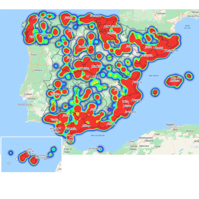IoT por provincias - Agricultura y ganadería