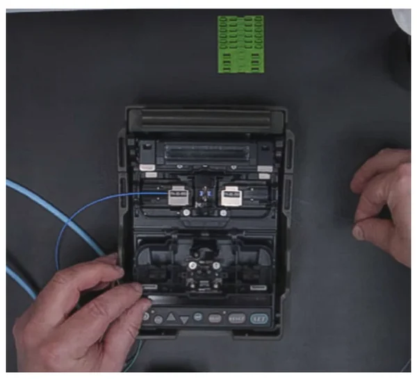 fusion termination of optical fiber